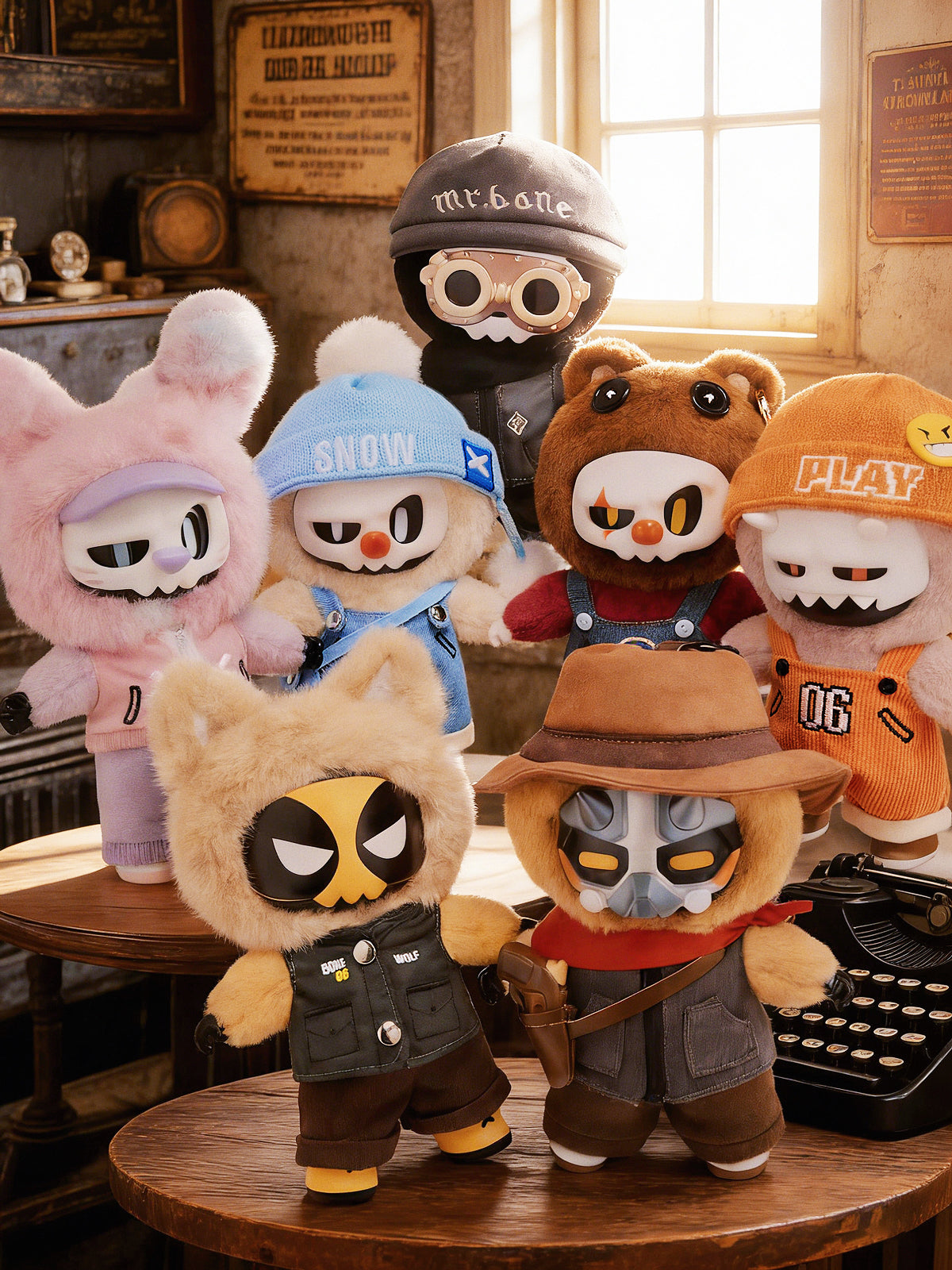 MR BONE - Plush Agent Team